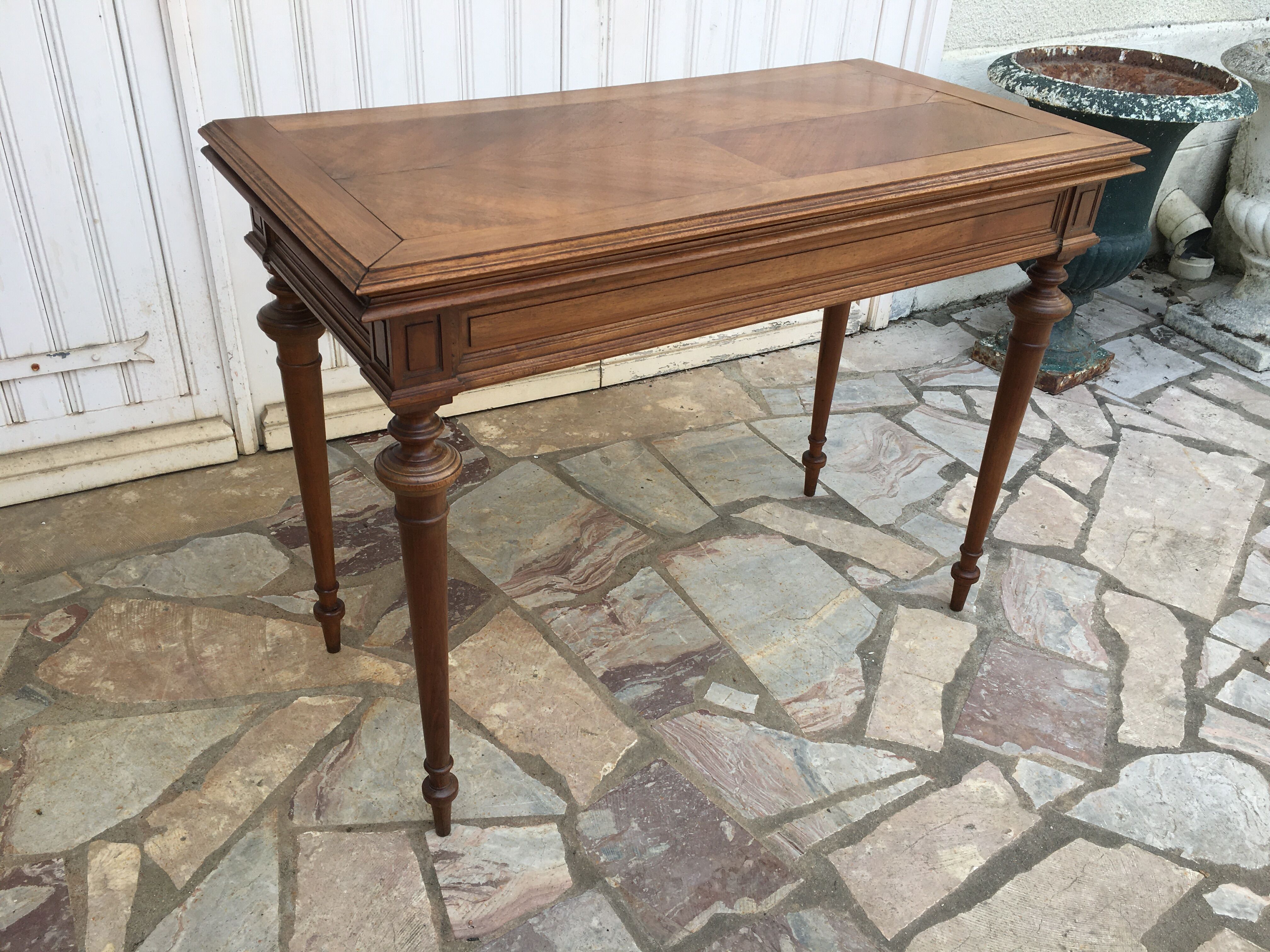 Console Louis XVI Period 1880 Walnut