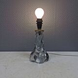 Crystal table lamp from Vannes-le-Châtel, France, 1960s.