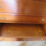 Louis Philippe style chest of drawers in cherry wood