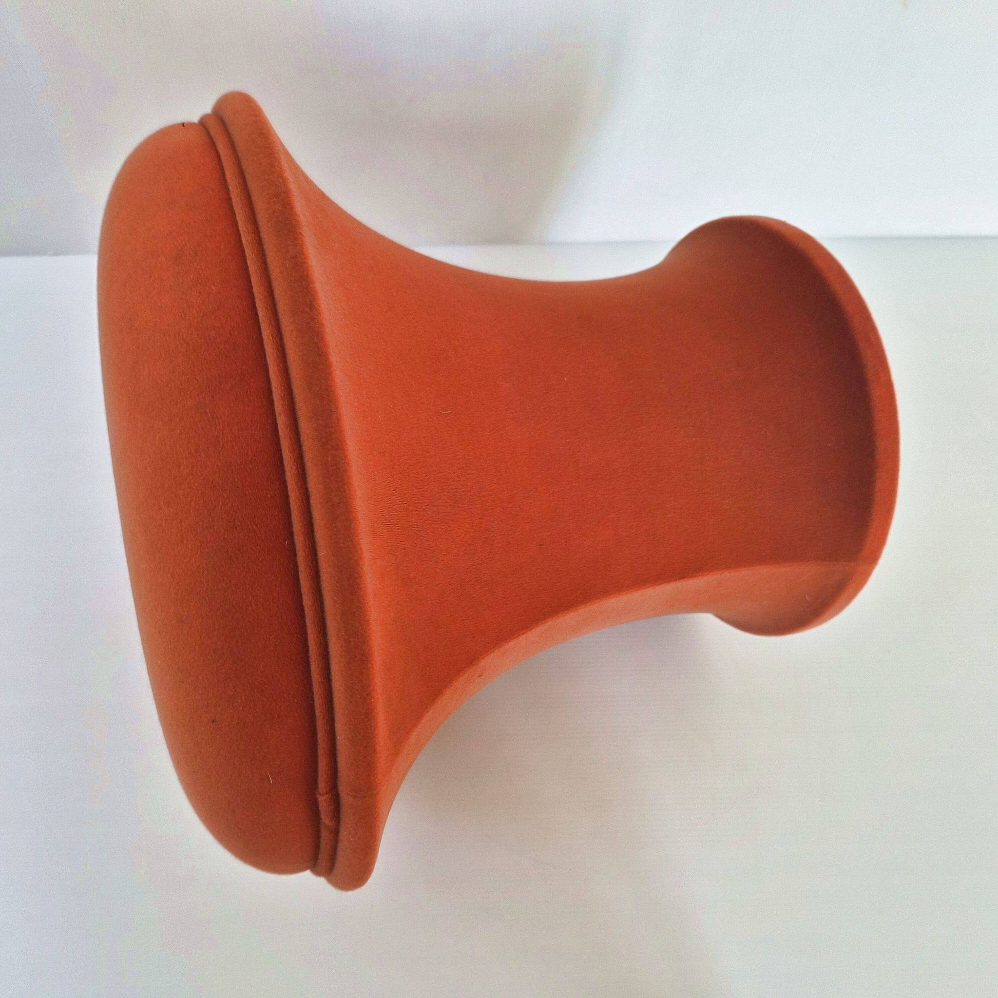 Pouf Ottoman Mushroom Stool Vintage 1960 Wool Jersey DLG Pierre Paulin