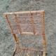 vintage antique rattan armchair