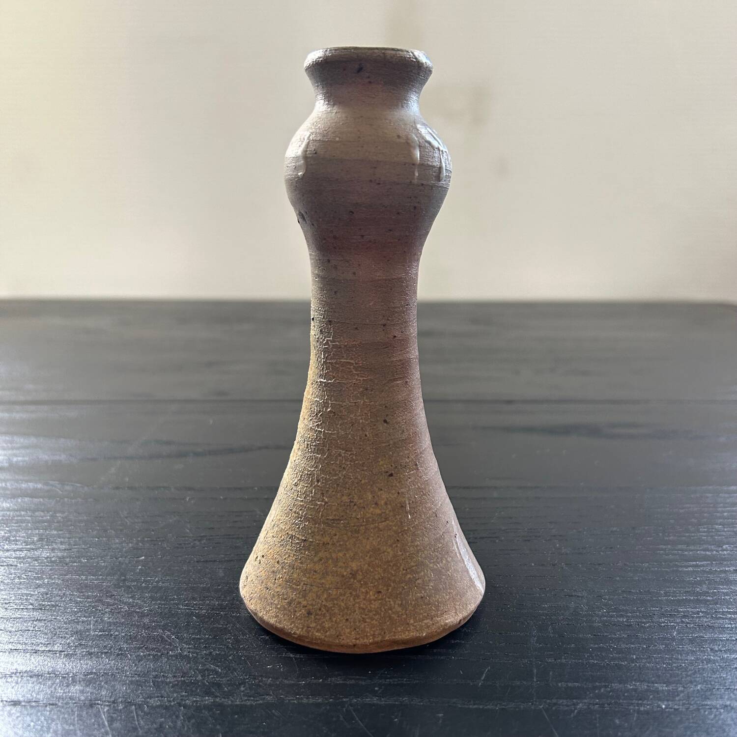 Stoneware candle holder