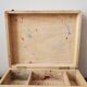 Old wooden painter's case box