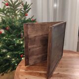 Round walnut table