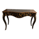 Wooden console painted with butterflies