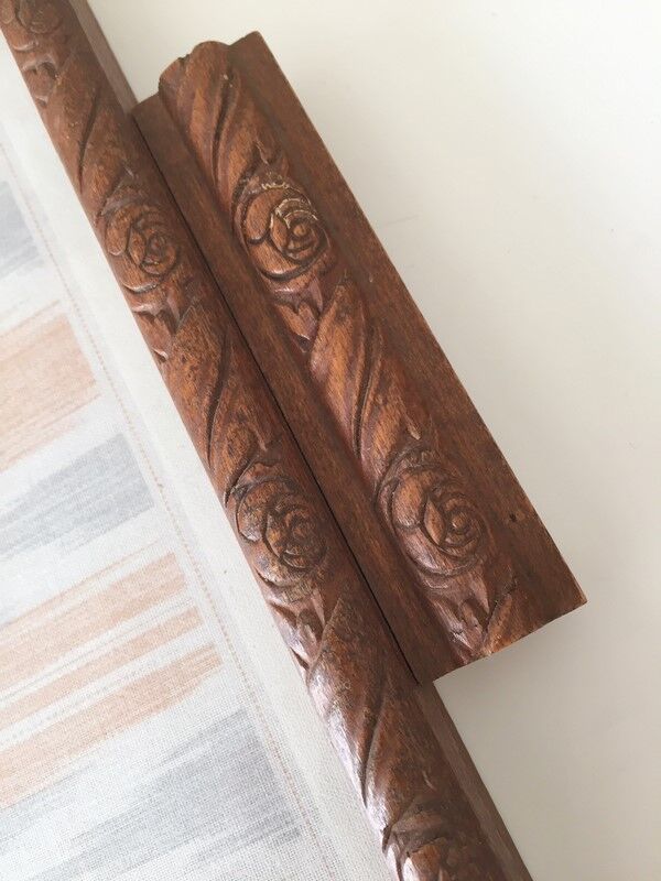 Ancient wood and glass tray