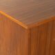Classic freestanding desk from the 1950s, walnut veneer