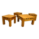 pine living room set, 1980