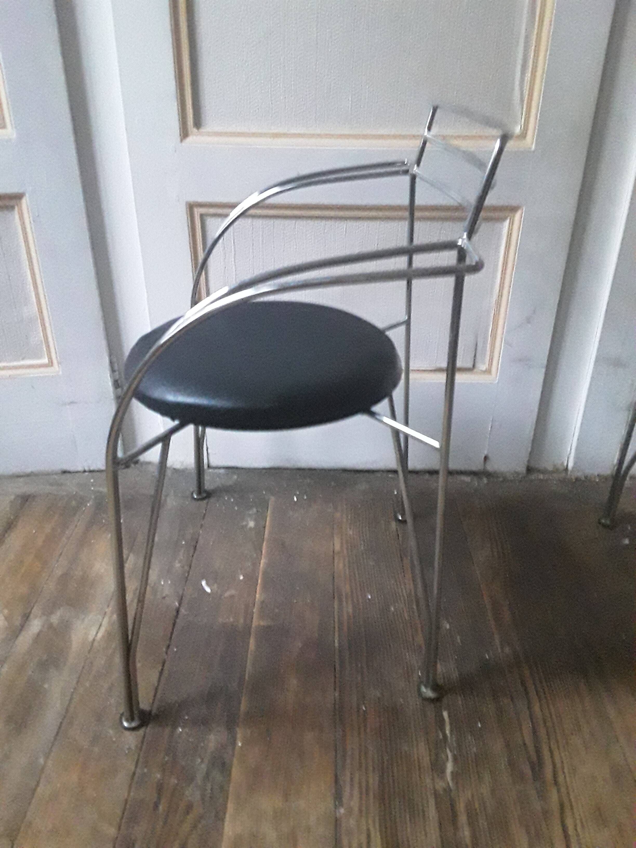 3 Silver Moon armchairs