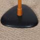 Vintage wood and metal floor lamp from the 1960s