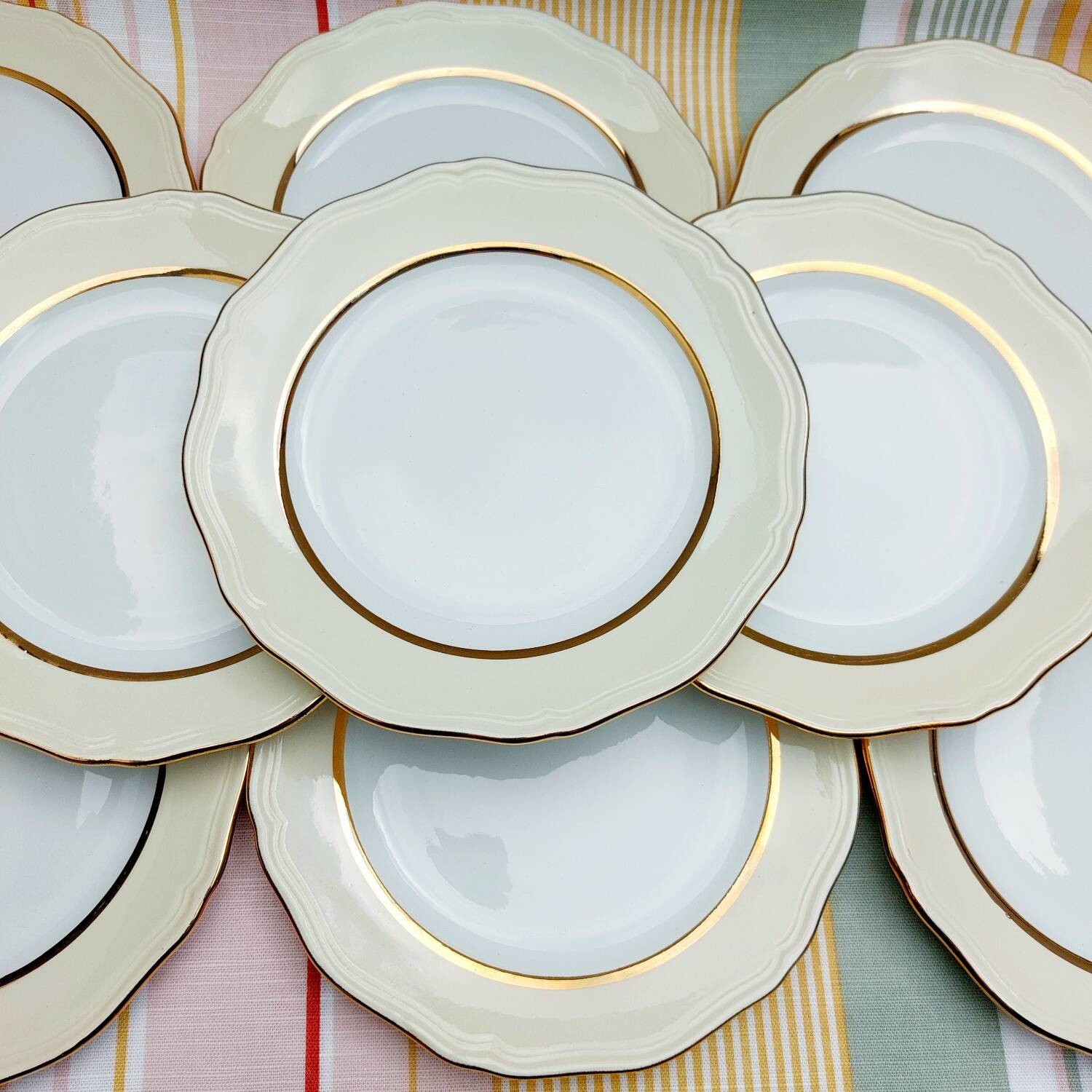 Assiettes à dessert L'Amandinoise