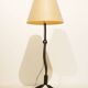 Wrought iron floor lamp attributed to Léopold Gest.