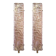 Pair of Luxury Gold Wall Sconces with Ametista “Graniglia” Murano Glass