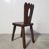 A brutalist elm chair 1960