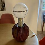 Origami lamp, ceramic and glass