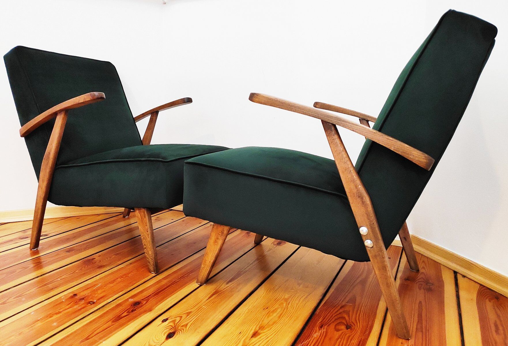 Pair of Armchairs, Tatra Nabytok, Czechoslovakia, 1960s