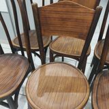 Suite of 6 chairs from Bistrot Baumann and Fischel 1920s