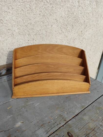 Wooden letter sorter mail box