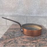 Copper sauté pan signed Émile Duval