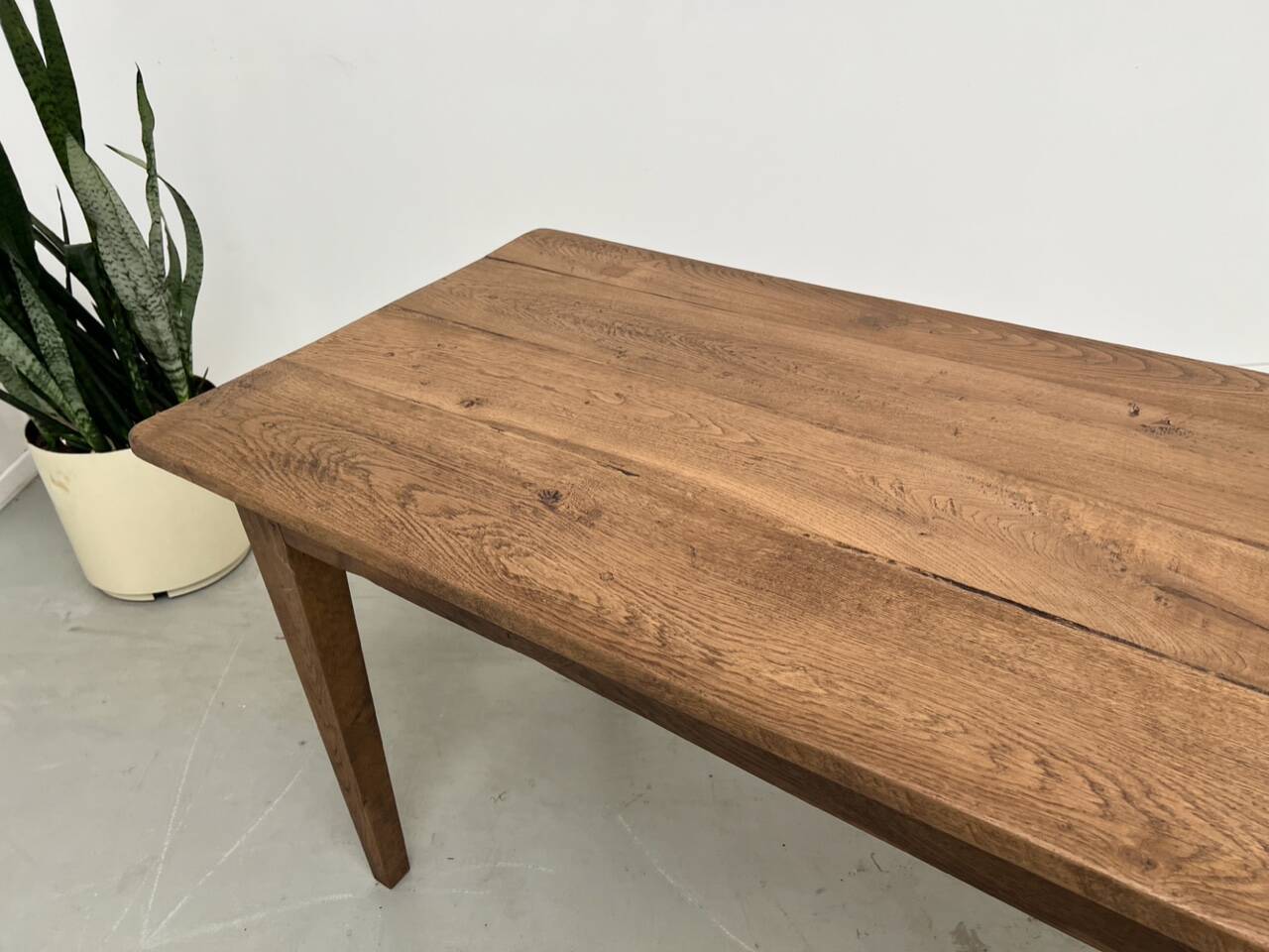 Oak farm table 220cm