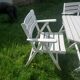 Wooden garden furniture