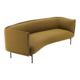 Wendelbo curved design sofa model Lilin