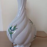 Antique lamp, in Paris porcelain, with Japanese decoration