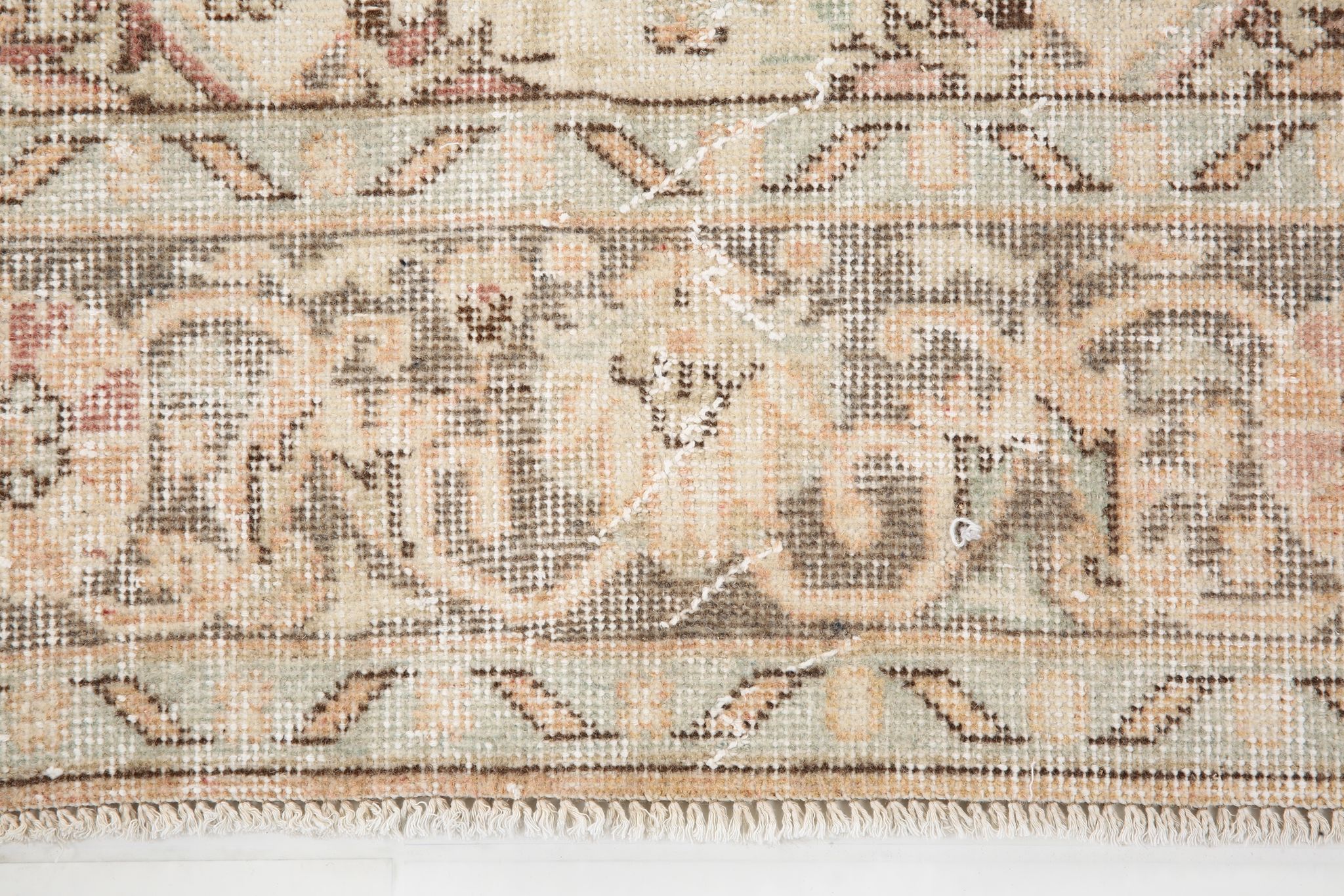 7x11 classic turkish vintage rug, vintage carpet rug 331x205cm