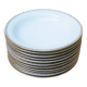 11 Old Soup Plates - Rheinpfalz Hartporzellan Germany