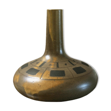 Ceramic vase, pottery of the Kings of Mallorca, Perpignan