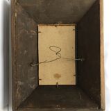 Small old wooden mirror 23 x 18 cm