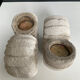 Vintage stone shell candlestick pair