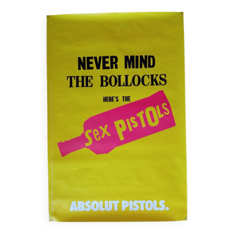 Sex pistols concert poster