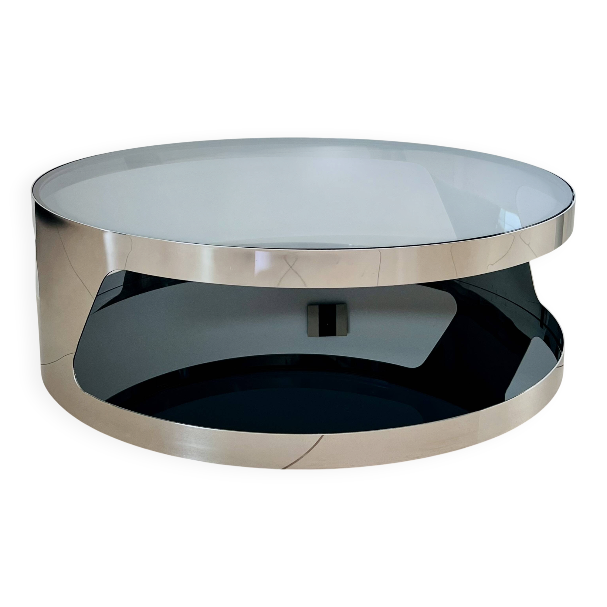 Round coffee table by Gallotti & Radice, Italy post 2000.