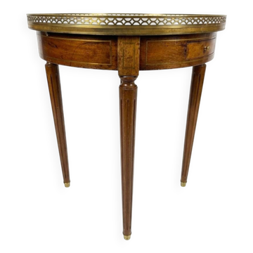 Louis XVI style bouillotte table in mahogany