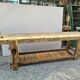 Wooden cabinetmaker's workbench