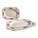 Set of two vintage English serving plates, Crown Ducal