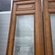 6 solid oak partition doors, 277cm in height (exceptional model)