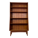 Vintage Scandinavian teak bookcase by Johannes Sorth for Nexø Møbelfabrik, 60s