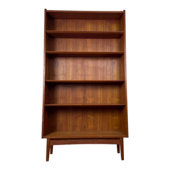 Bibliothèque scandinave vintage en teck de Johannes Sorth pour Nexø Møbelfabrik, années 60