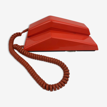 Orange 1970s phone