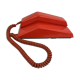 Téléphone des années 1970 orange