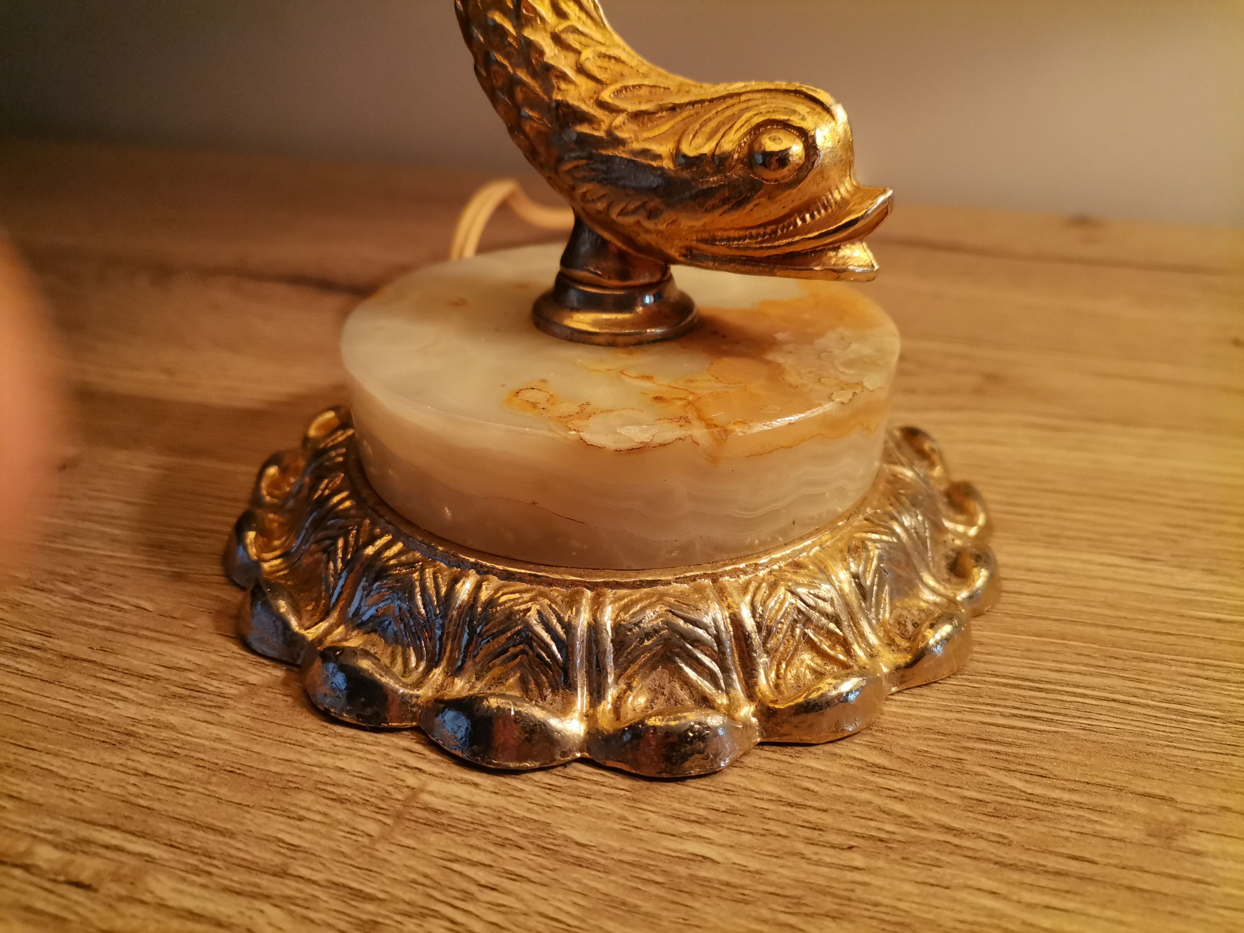 Paire of empire style vintage lamps