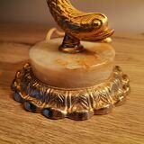 Paire of empire style vintage lamps