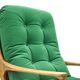 Original rotate armchair, Scandinavian icon, 1960s, quality green velvet