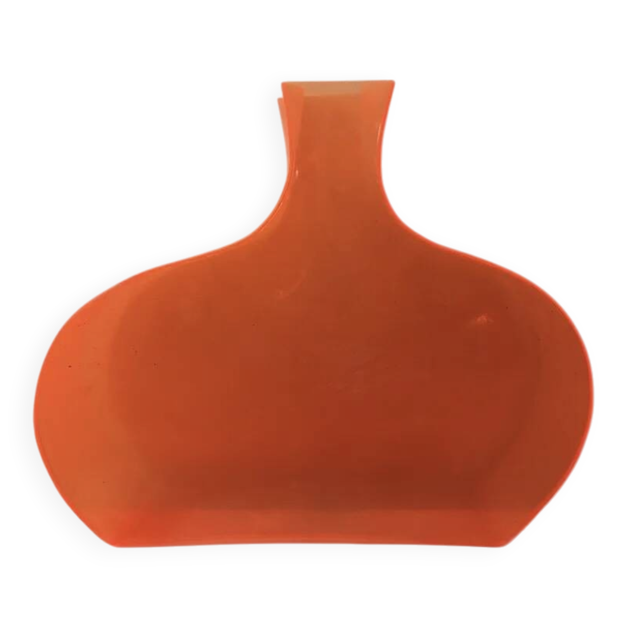 Vintage orange vase.