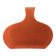 Vintage orange vase.