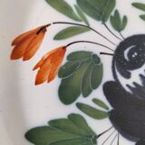 6 earthenware plates from the East - vintage 1960s