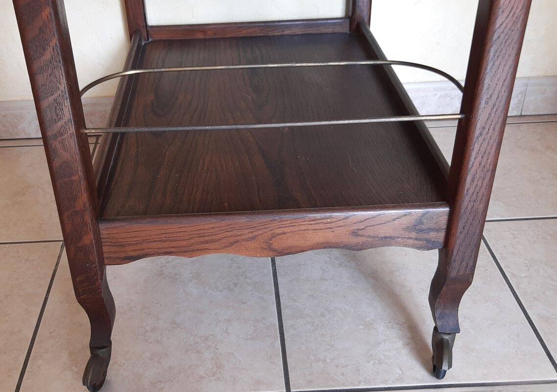 Very beautiful very old wooden bar sideboard.