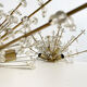 Pair of Snowflake Sputnik Flush Mount Lamps, Austria 1950s